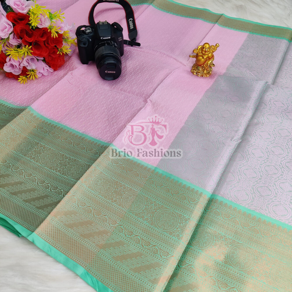 LATEST BANARASI TANCHOI FANCY SAREE WITH BLOUSE - Hurryep Technologies