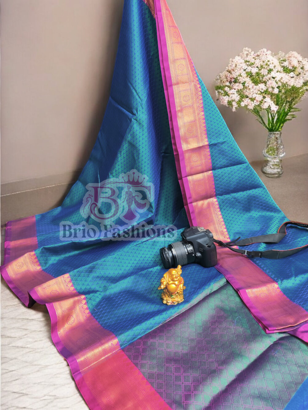 Latest kora Muslin Saree