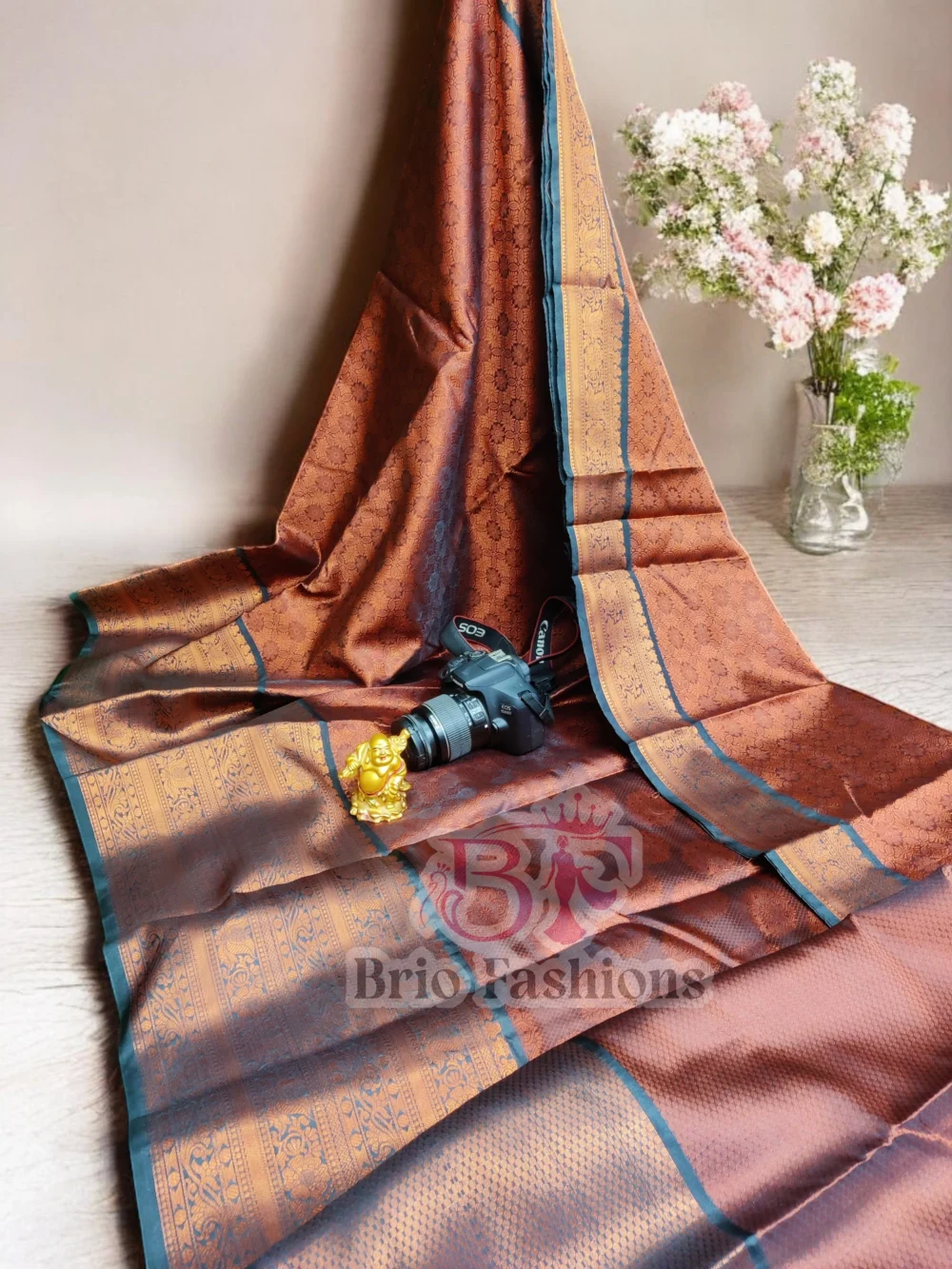 LATEST BANARASI TANCHOI FANCY SAREE WITH BLOUSE - Hurryep Technologies