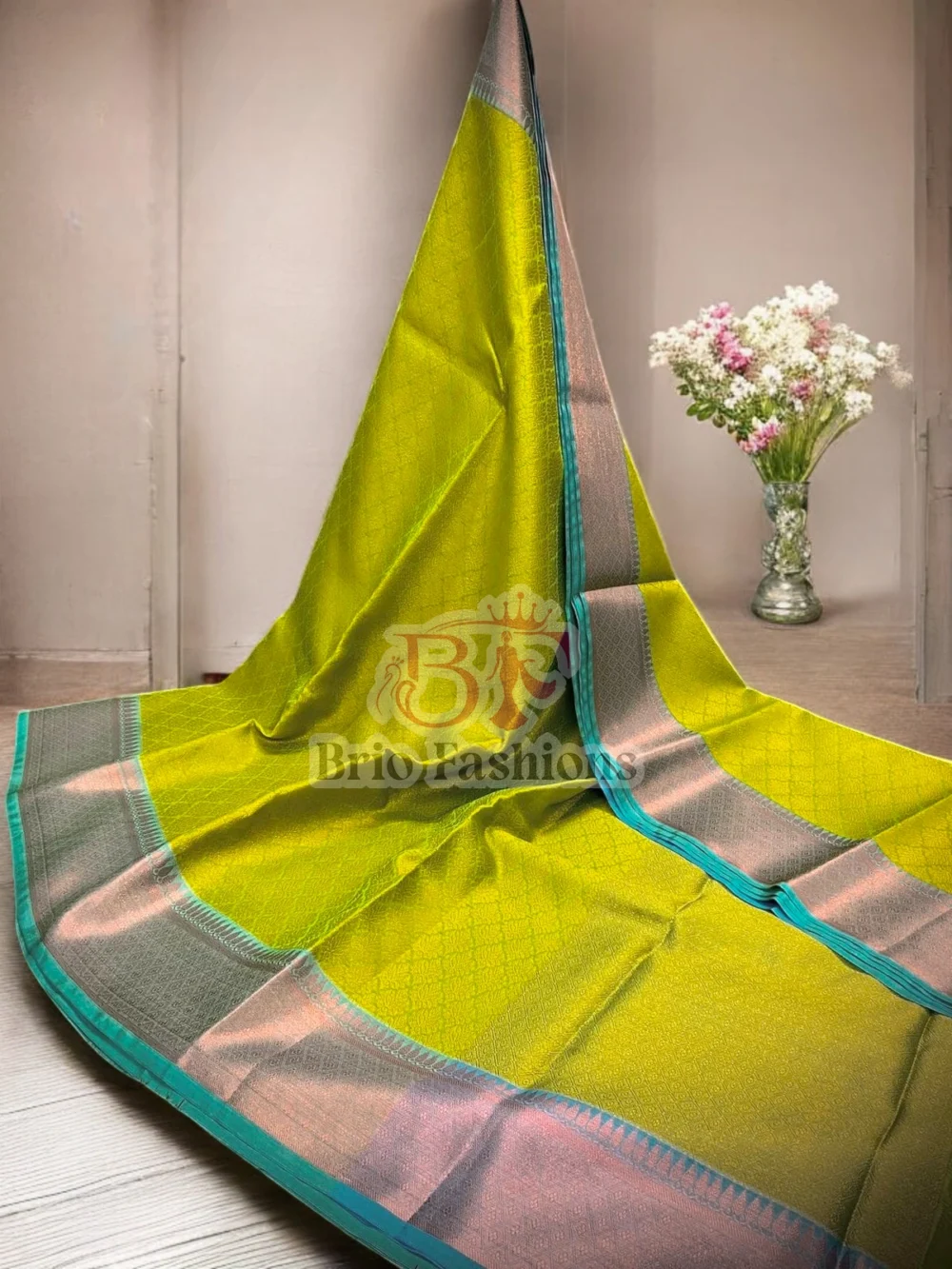 LATEST BANARASI TANCHOI FANCY SAREE WITH BLOUSE - Hurryep Technologies