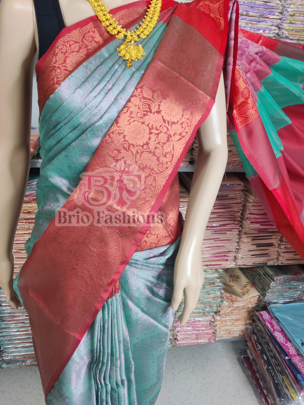 LATEST BANARASI TANCHOI FANCY SAREE WITH BLOUSE - Hurryep Technologies
