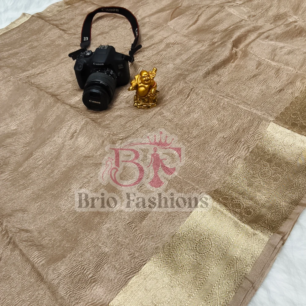 BANARASI TISSUE CRUSH SILk SAREES