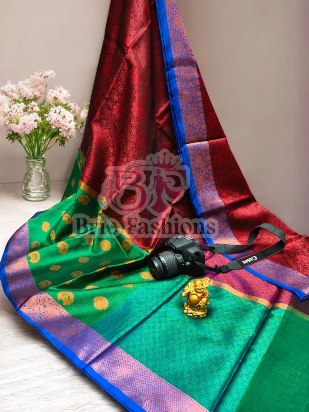 LATEST BANARASI TANCHOI FANCY SAREE WITH BLOUSE - Hurryep Technologies