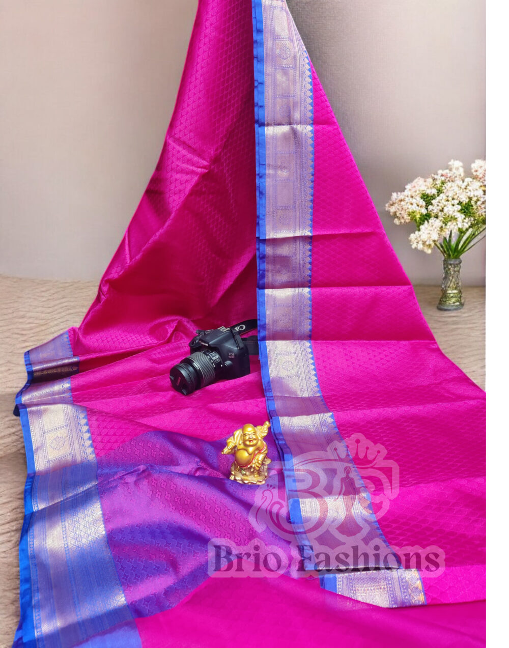 Latest kora Muslin Saree