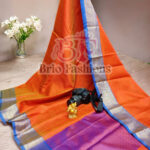 Latest kora Muslin Saree