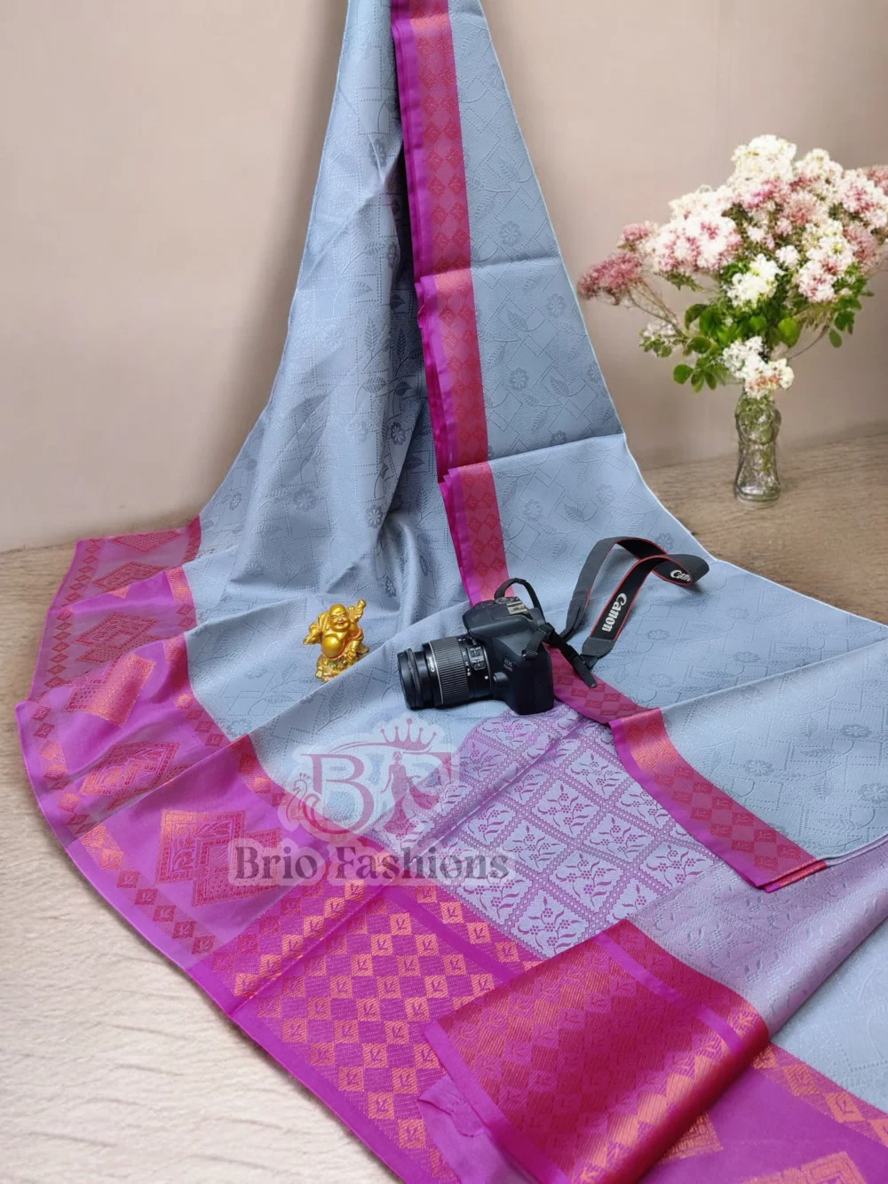 LATEST BANARASI TANCHOI FANCY SAREE WITH BLOUSE - Hurryep Technologies