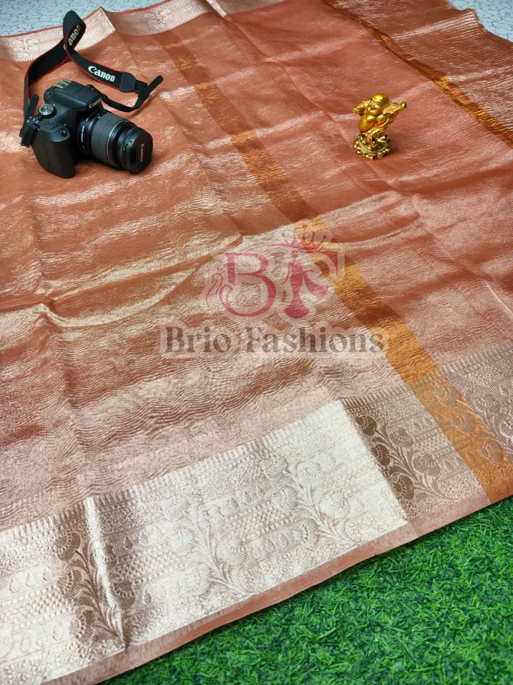 BANARASI TISSUE CRUSH SILk SAREES