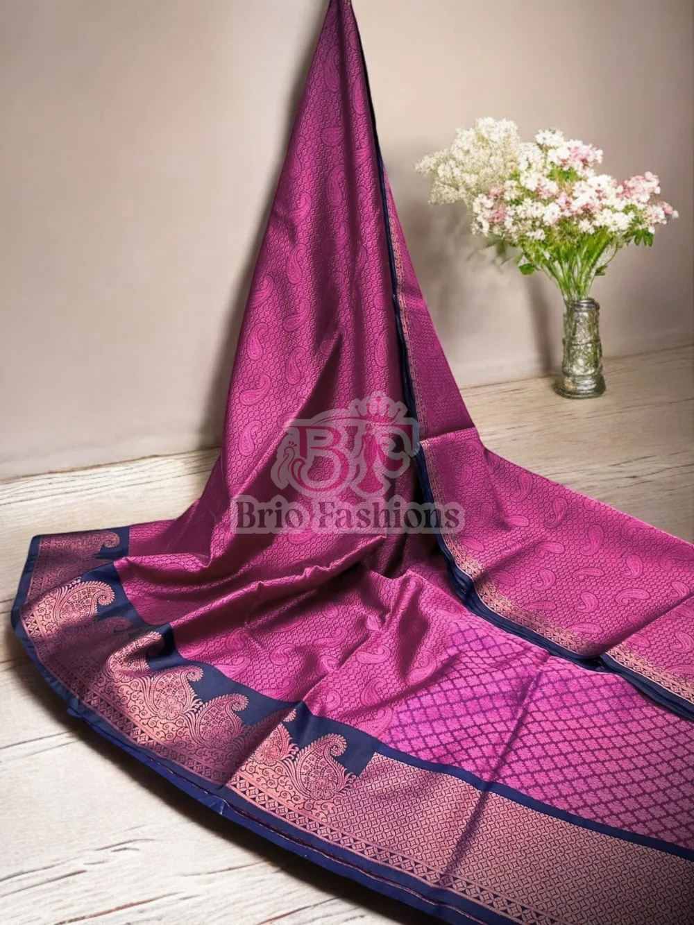 LATEST BANARASI TANCHOI FANCY SAREE WITH BLOUSE - Hurryep Technologies
