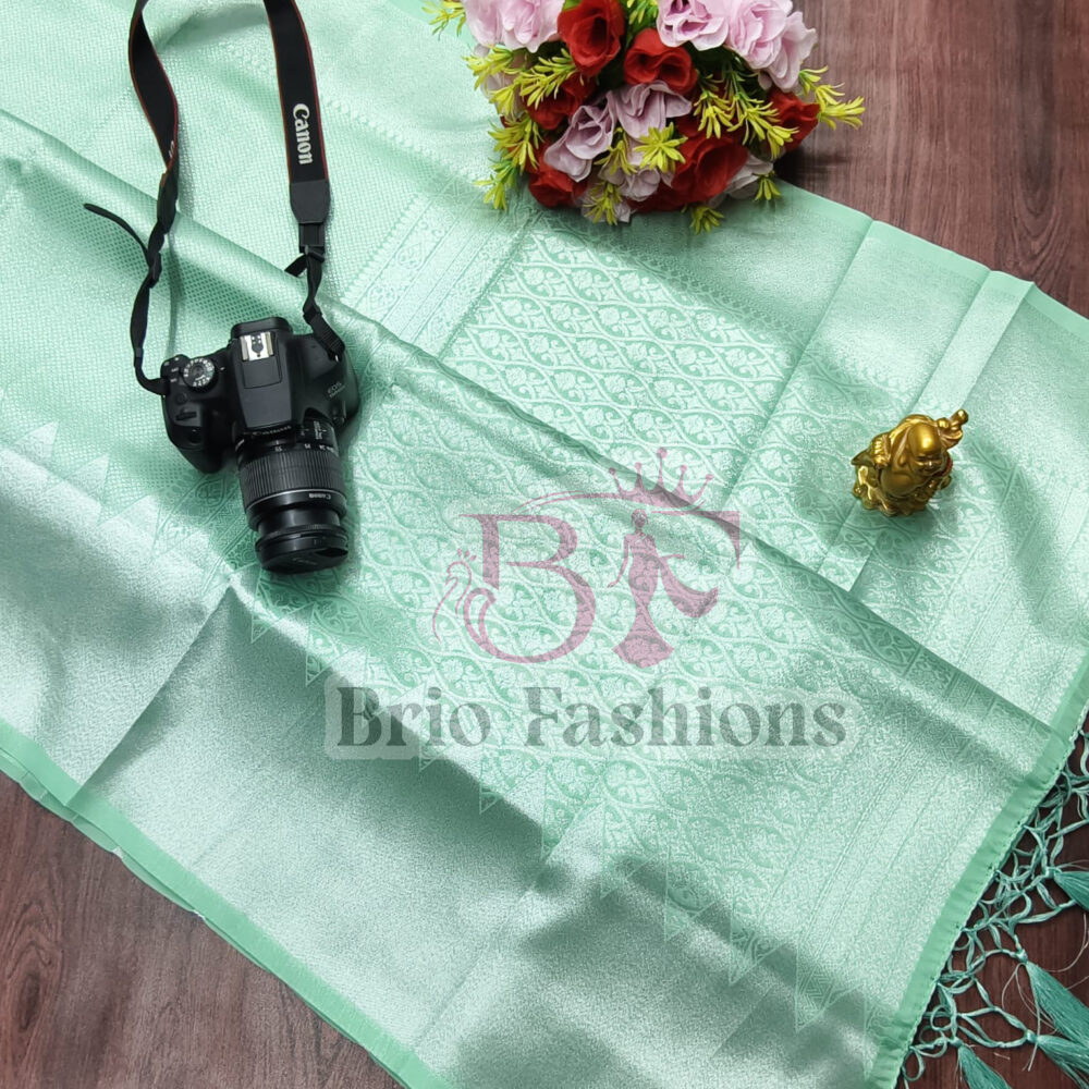 ROYAL FUSION SILVER KANCHI SILK