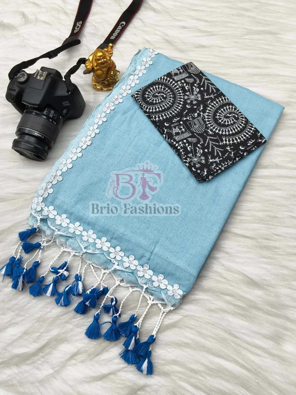 Plain Khadi Cotton Sarees 02 - Hurryep Technologies