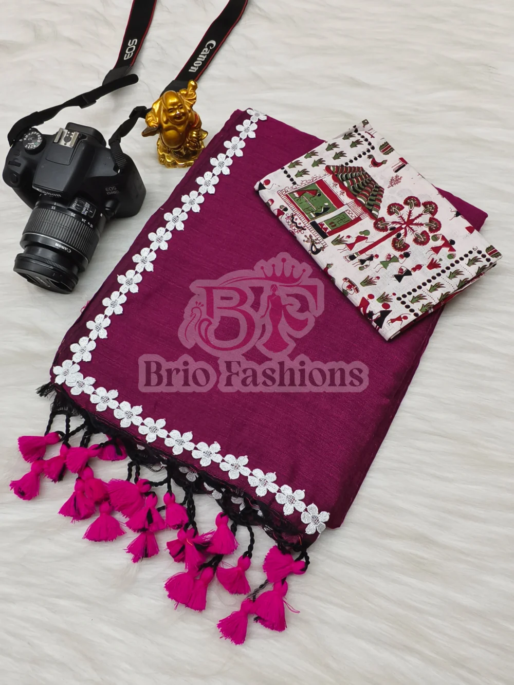 Plain Khadi Cotton Sarees 04 - Hurryep Technologies