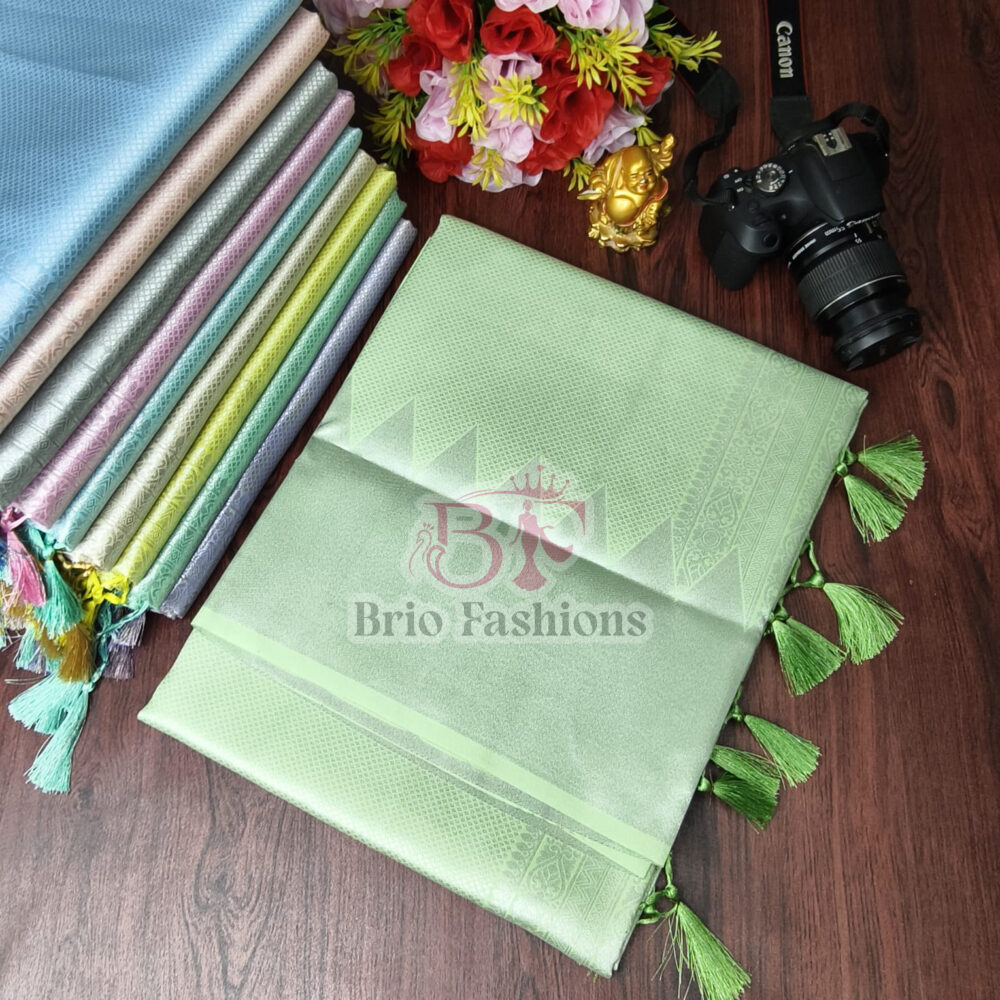 ROYAL FUSION SILVER KANCHI SILK