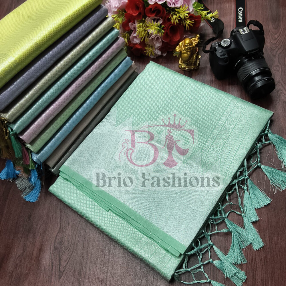 ROYAL FUSION SILVER KANCHI SILK