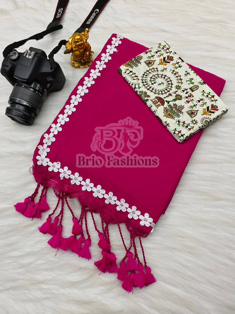 Plain Khadi Cotton Sarees 17 - Hurryep Technologies